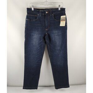 SOLD OUT Duluth Trading Co Jeans Mens 32x30 Blue Ballroom Double Flex Slim NWT